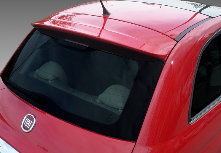 FIAT 500 BOOT SPOILER OEM PU PLASTIC Custom Kits Scotland