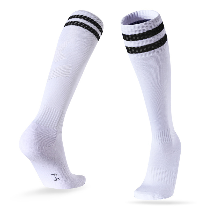 Mens Knee High Cotton Personalized Football Socks Factory