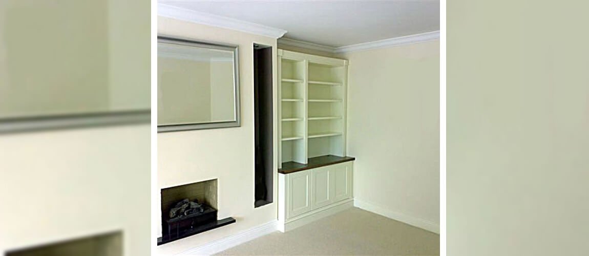 Custom Alcove Bookcase Custom Made