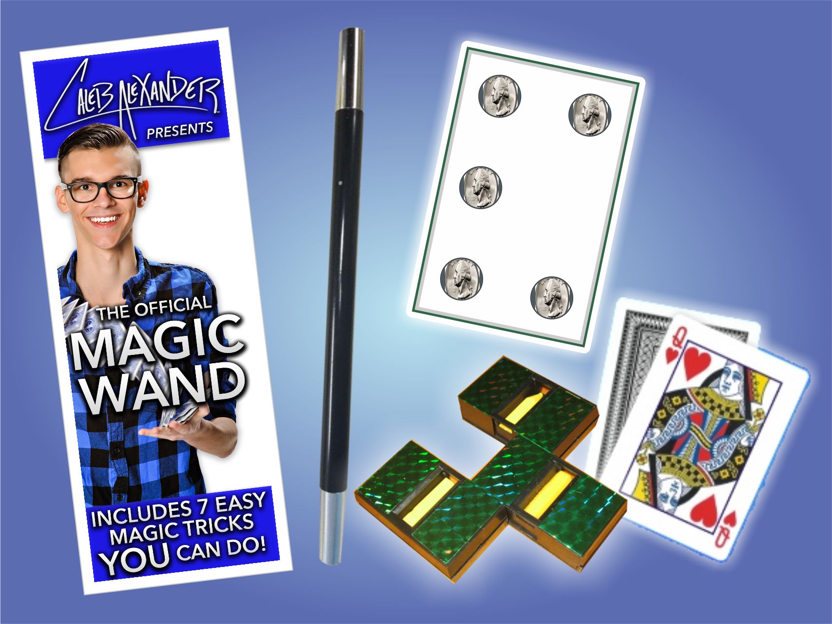 Chrome Magic Wand Super Pack Custom 100 pieces Custom Magic Kits