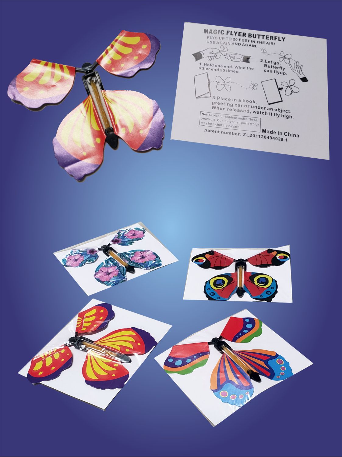 Flying Butterfly Bulk 100 pieces Custom Magic Kits