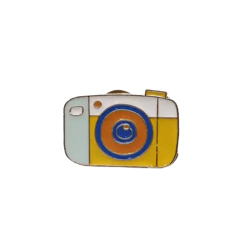 Camera Lapel Pin Enamel Pins Maker Free Shipping