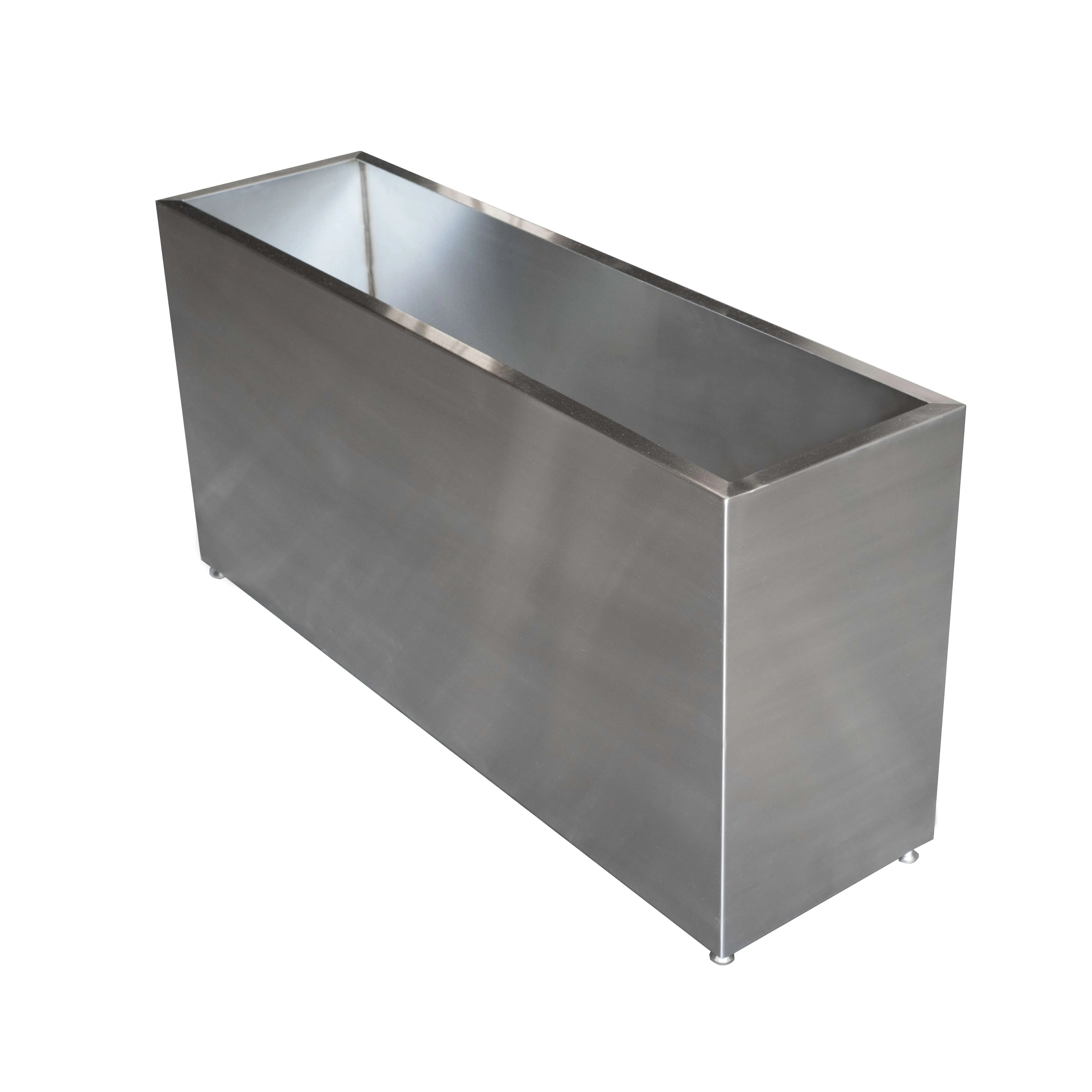 Stainless Steel Planter Box Indoor & Outdoor Metal Planter