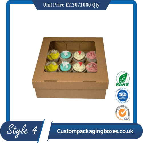 Custom Box for 12 Cupcakes Box for 12 Cupcakes