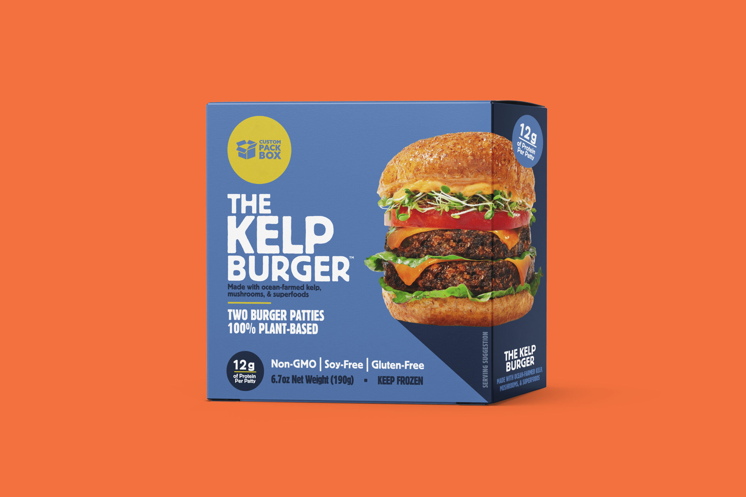 Custom Burger Patty Boxes