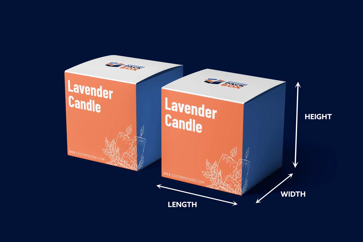 Premium Custom Candle Boxes Order Now!