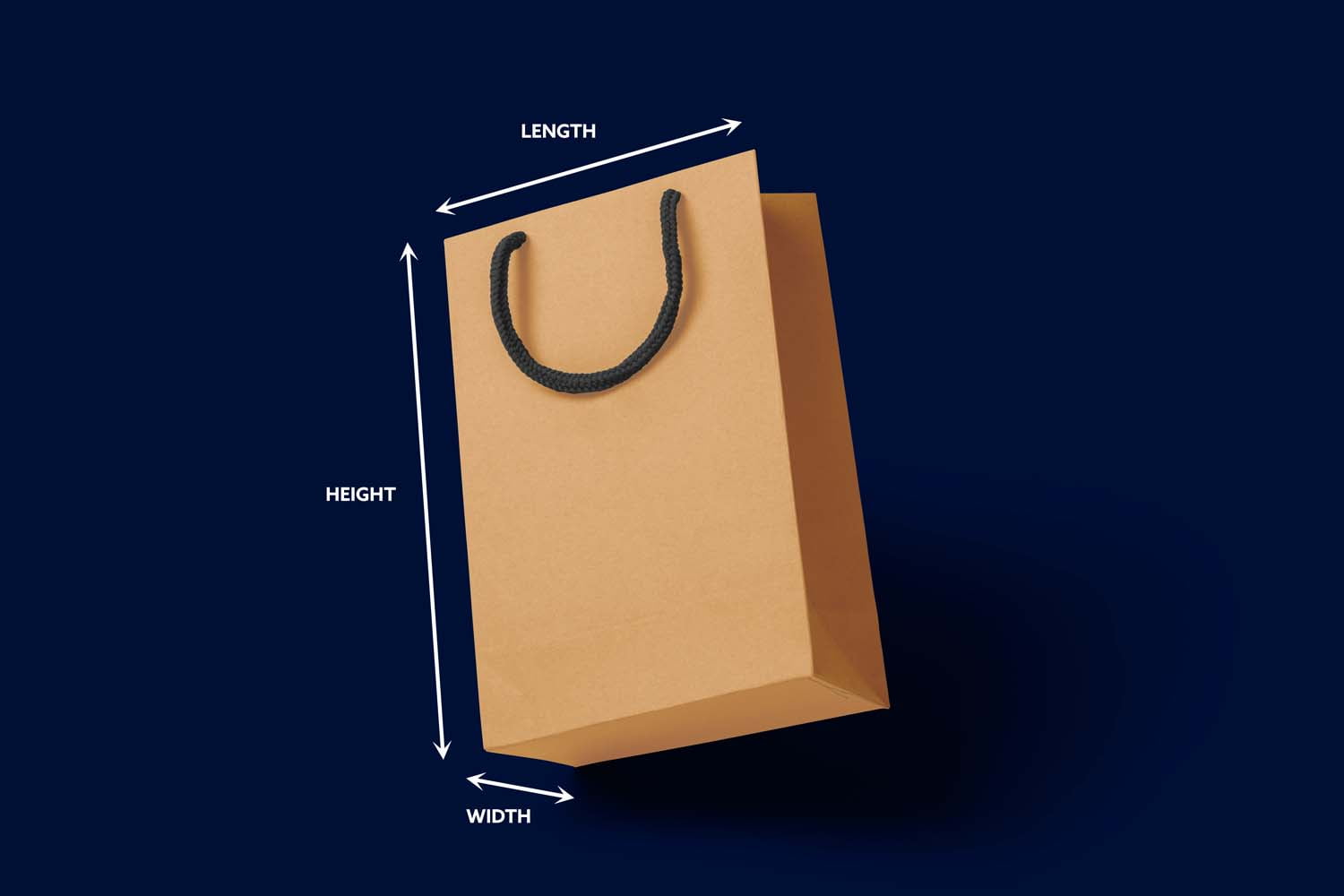 Custom Kraft Paper Bags Order At Custom Pack Box