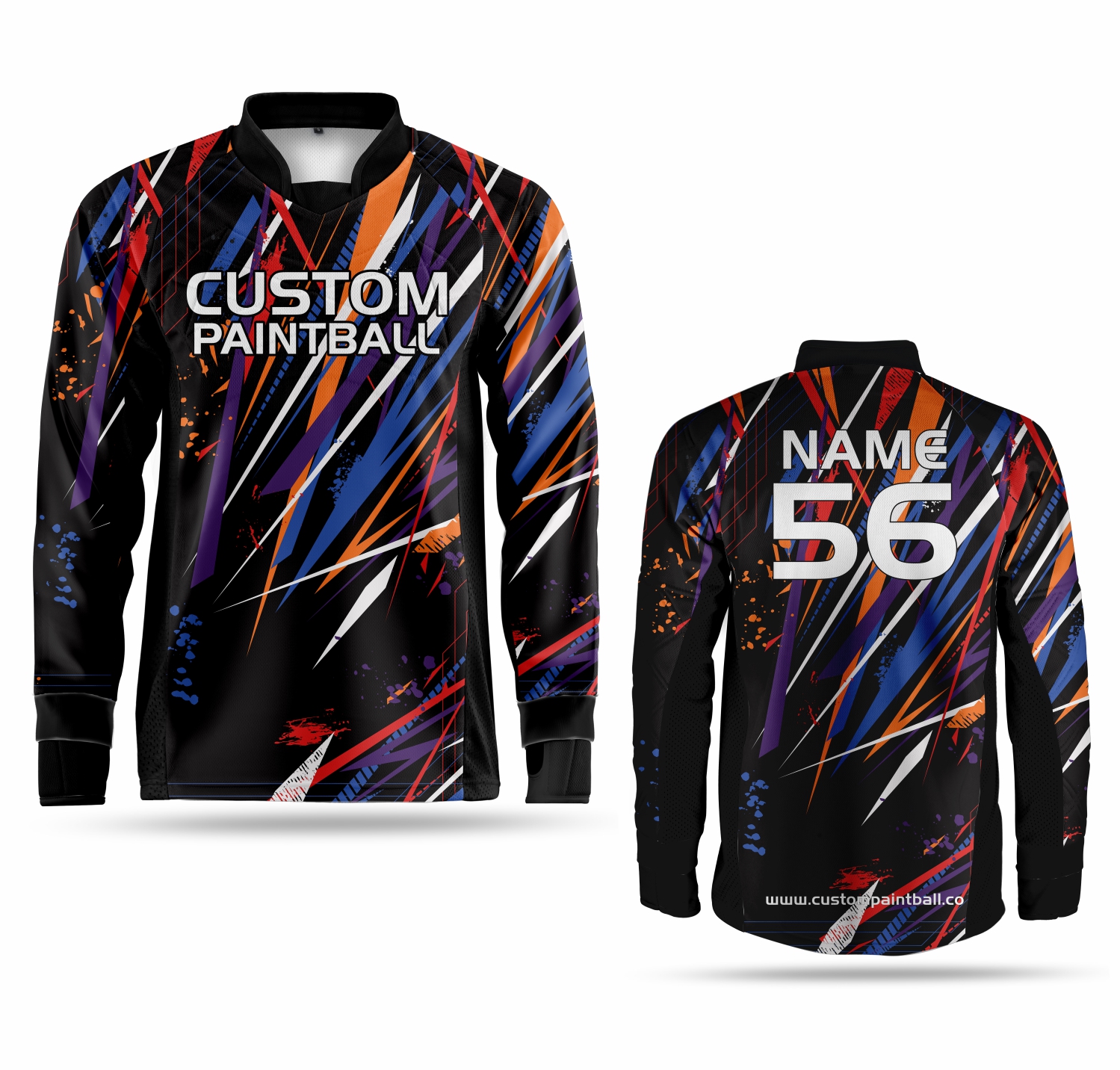 Abstract Paintball Jerseys Custom Paintball Jerseys