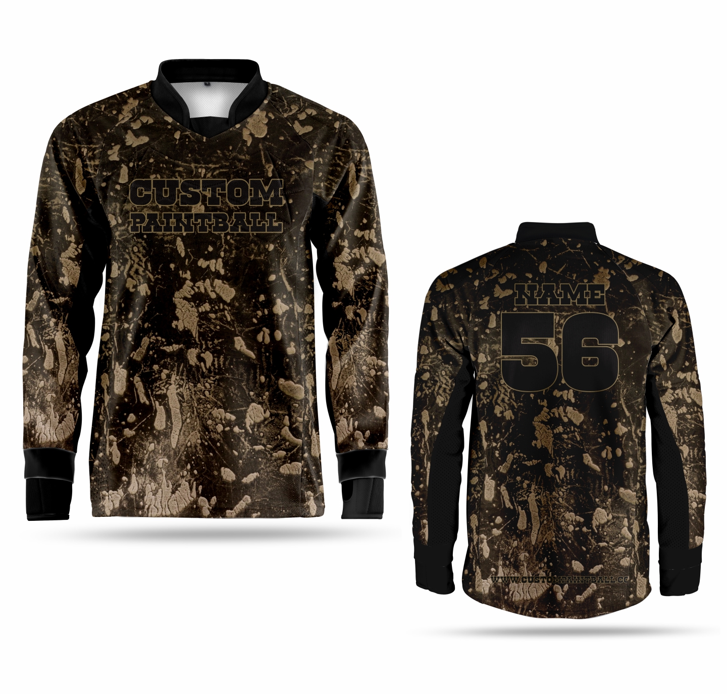 Woodland Camo Jerseys Custom Paintball Jerseys