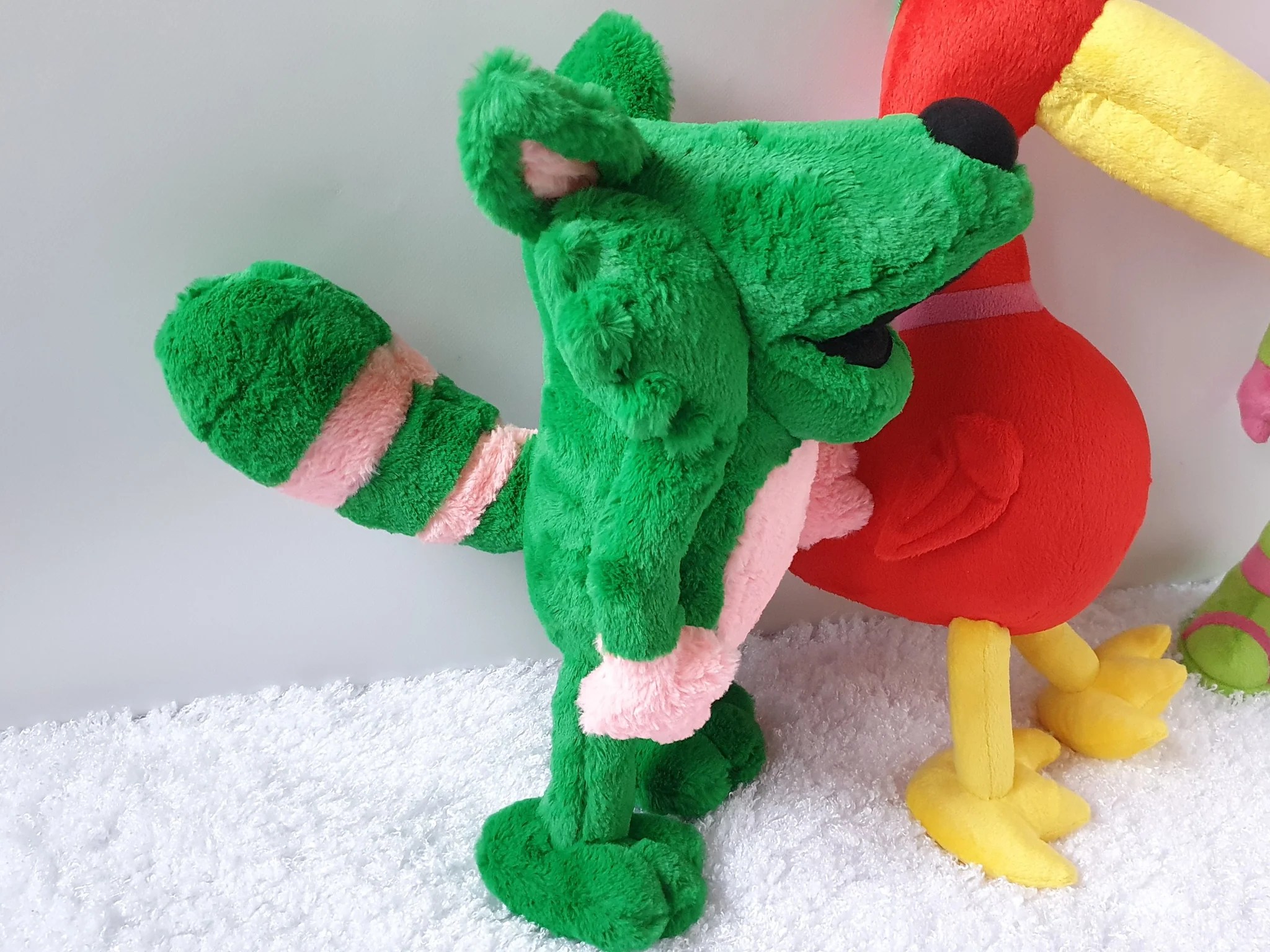 Handmade custom Jack's big music show plush AnnushkaToys Custom plush