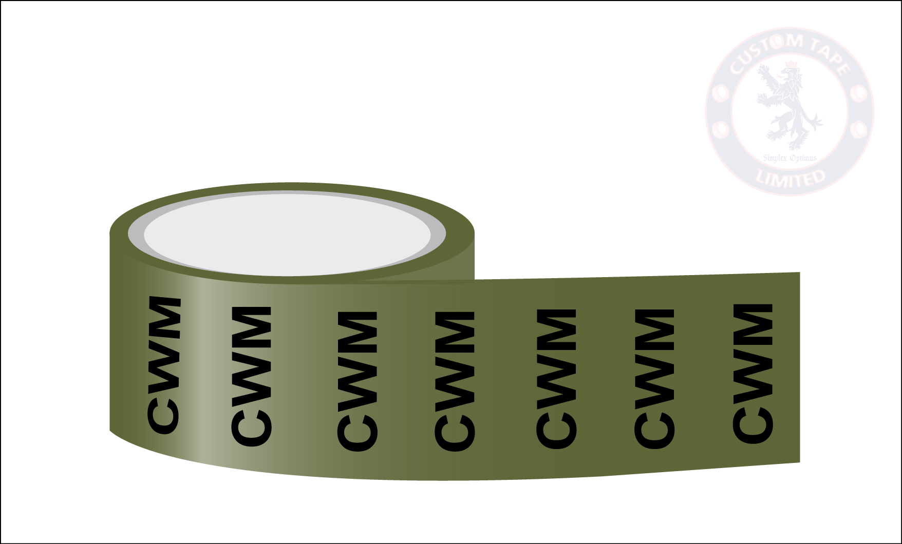 CWM Adhesive Pipe Marking Tape 50mm x 33m 6 rolls minimum £8.50/roll