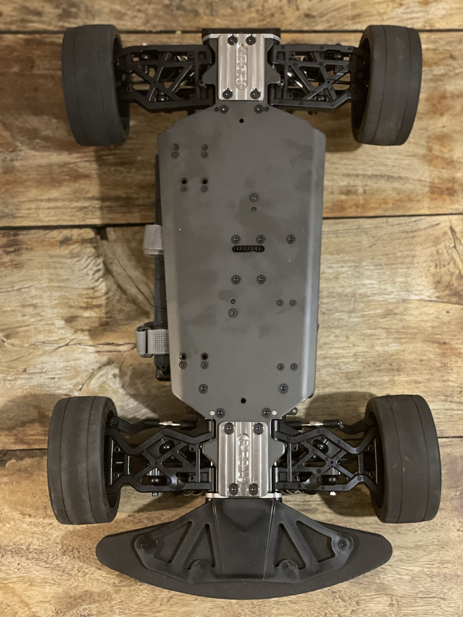 HOBAO HYPER VT. VTE2.VS,VS2E,VS2,VS2E, TITANIUM SKID PLATE