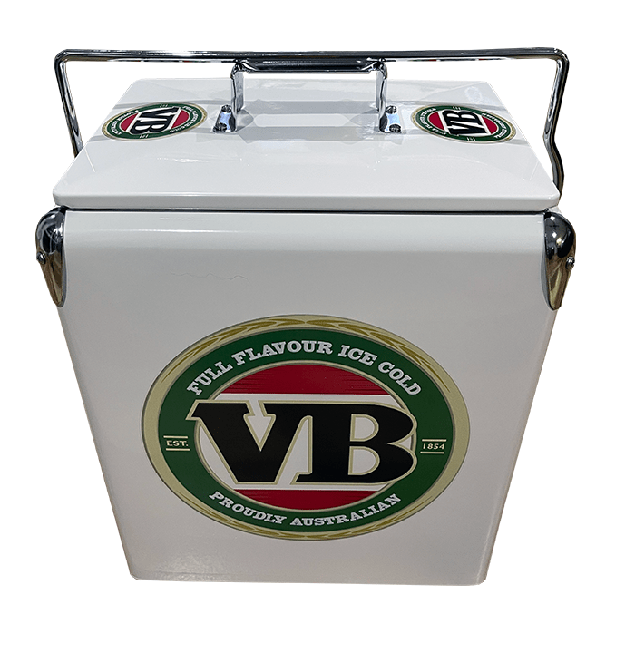 VB Custom Name Retro Esky 17lt Metal Retro Cooler