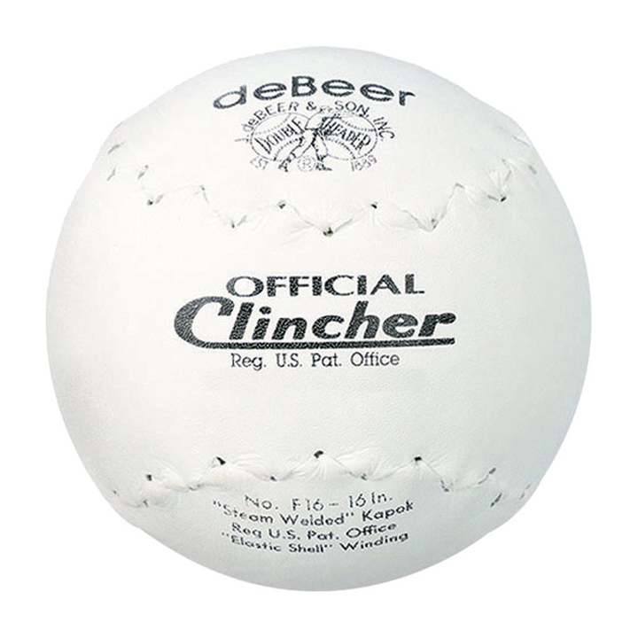 16" deBeer Clincher Softball Custom Softballs