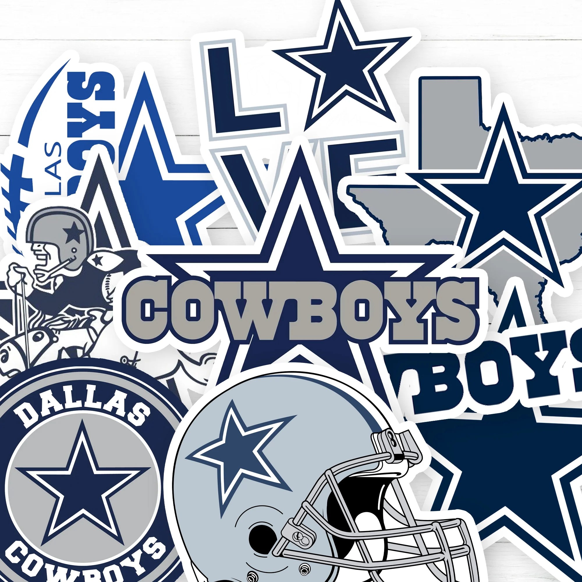 Dallas Cowboys Stickers Choose Your Design