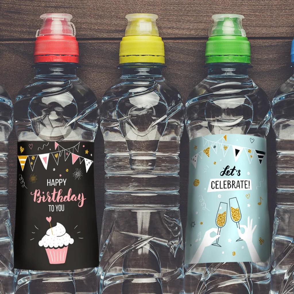 Custom Water Bottle Labels