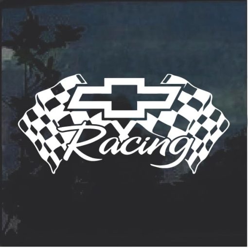 Chevy Racing 3 Chevy Window Decal Sticker Custom Made In the USA