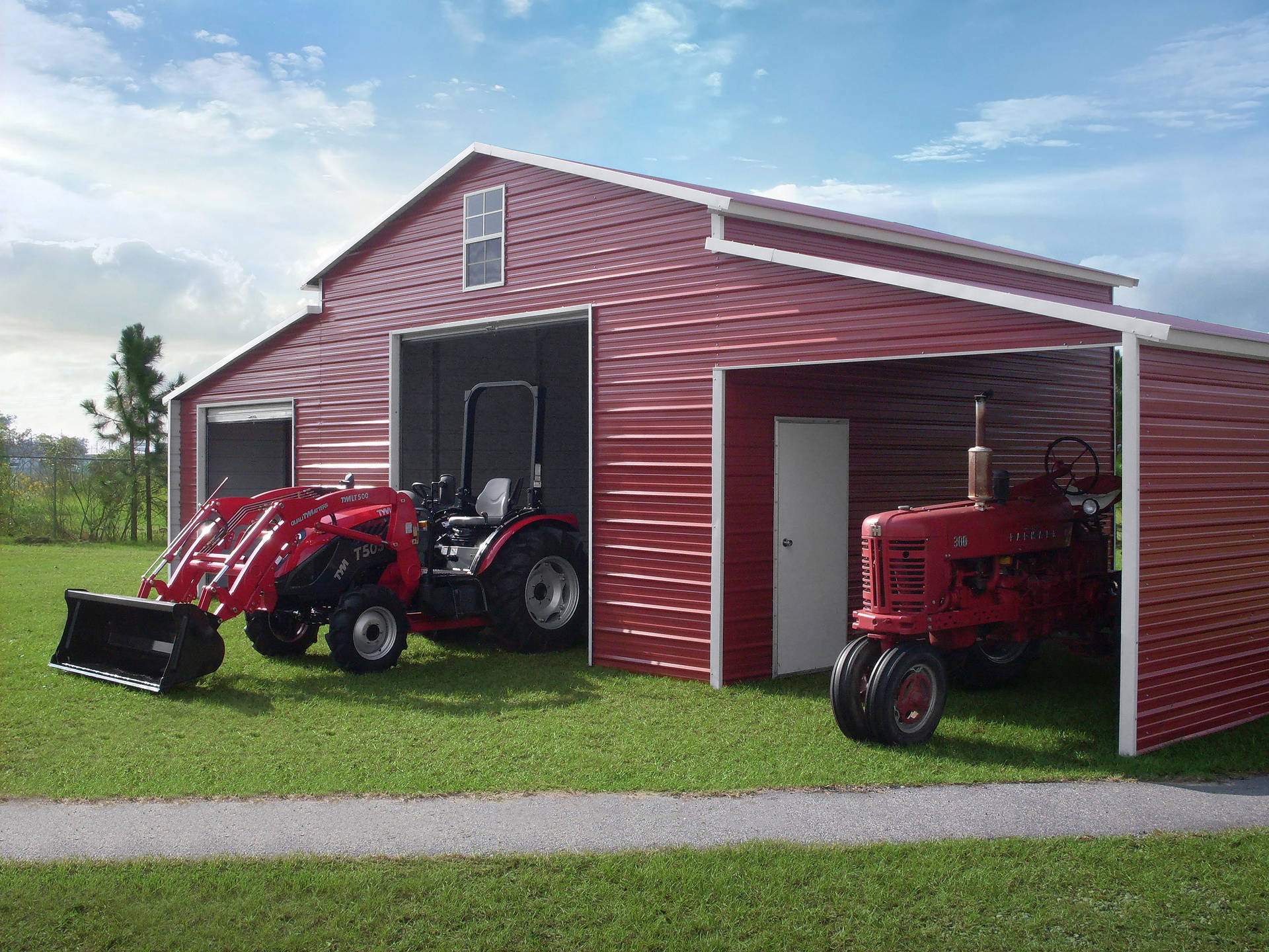 Red Tractor Barn Custom Structures Direct