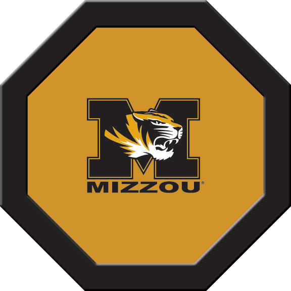 Missouri Tigers Game Table Felt (B) * College Game Table Cloth