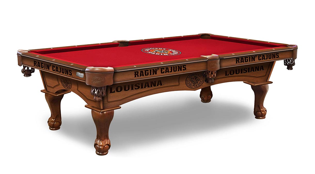 LouisianaLafayette Ragin' Cajuns Pool Table * College Billiard Table