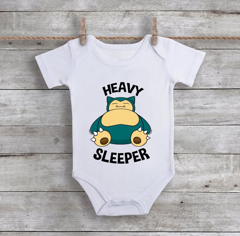 Heavy Sleeper Baby Onesie