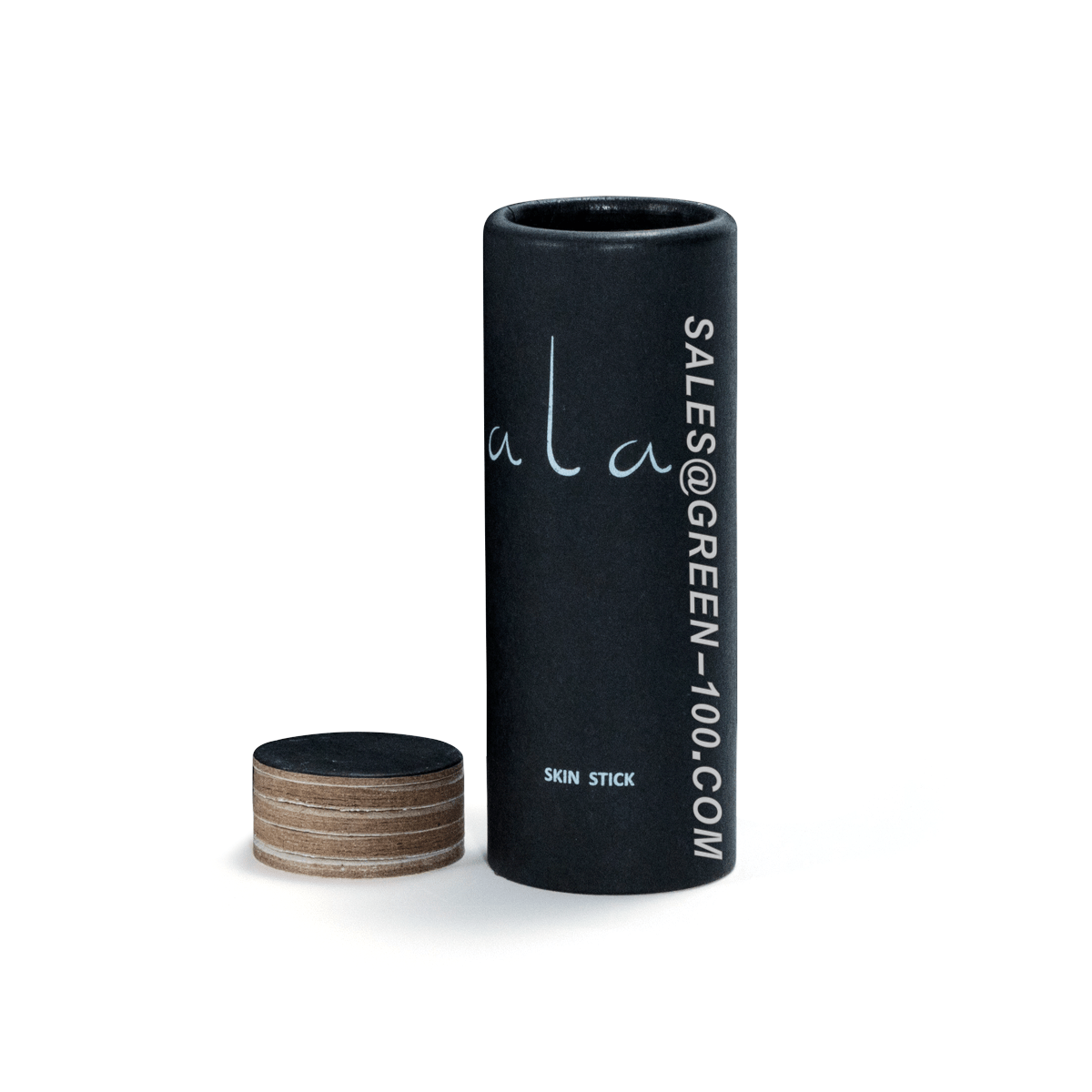 Black Cardboard Paper Lip Balm Tubes — Agreen® Packaging