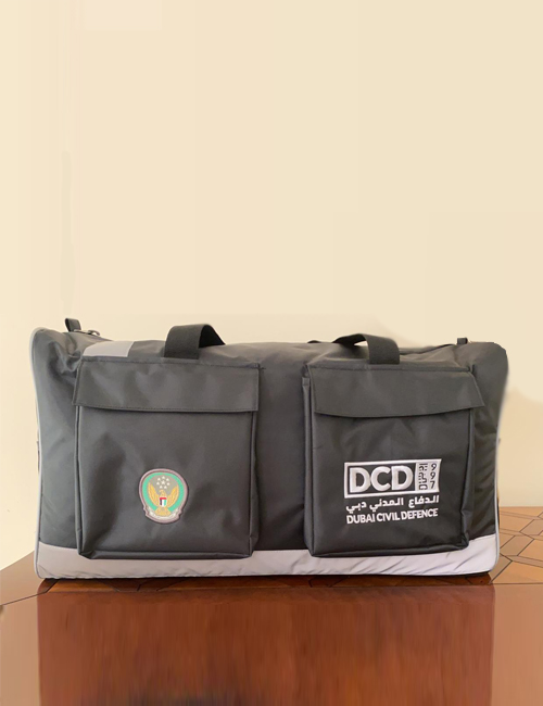 DCD Black Duffle Bag Custom UAE