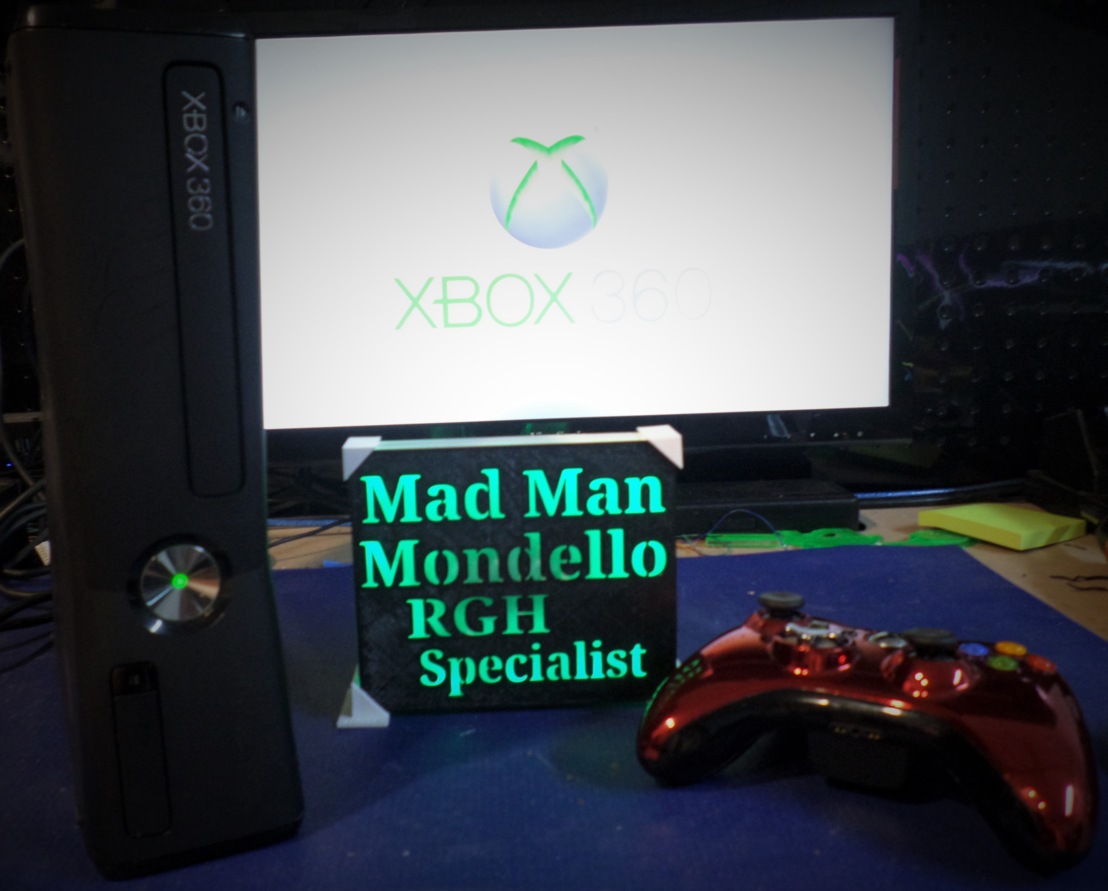 Xbox 360 RGH Slim console Built By Tony Mondello