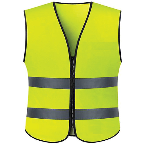 Zipper Reflector Jackets (Green Colour) Custom Xpress