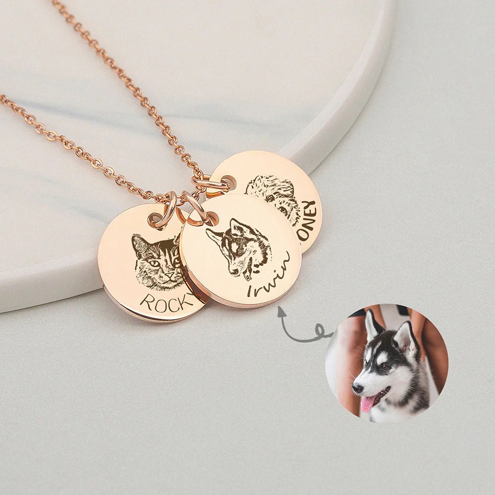 PERSONALIZED PET PORTRAIT NECKLACE CustoMyLove