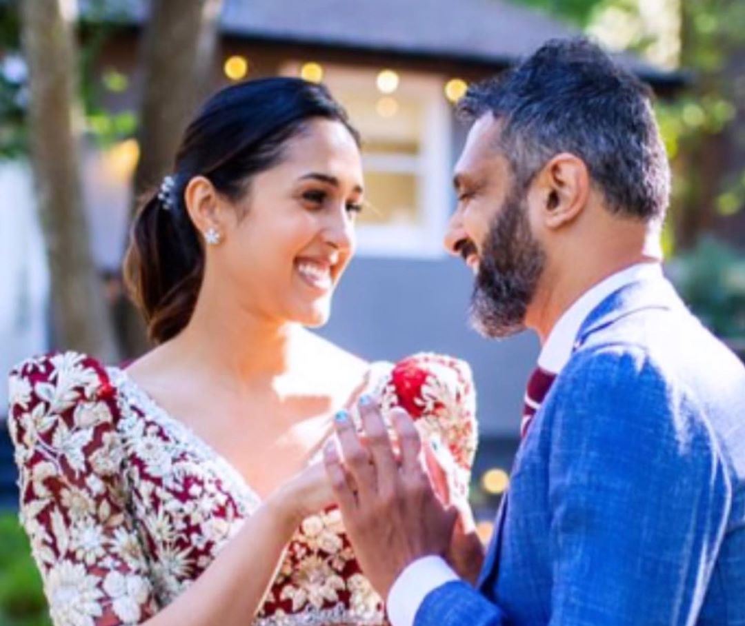 Mira Sethi just tied the knot and the groom was wearing nailpolish to