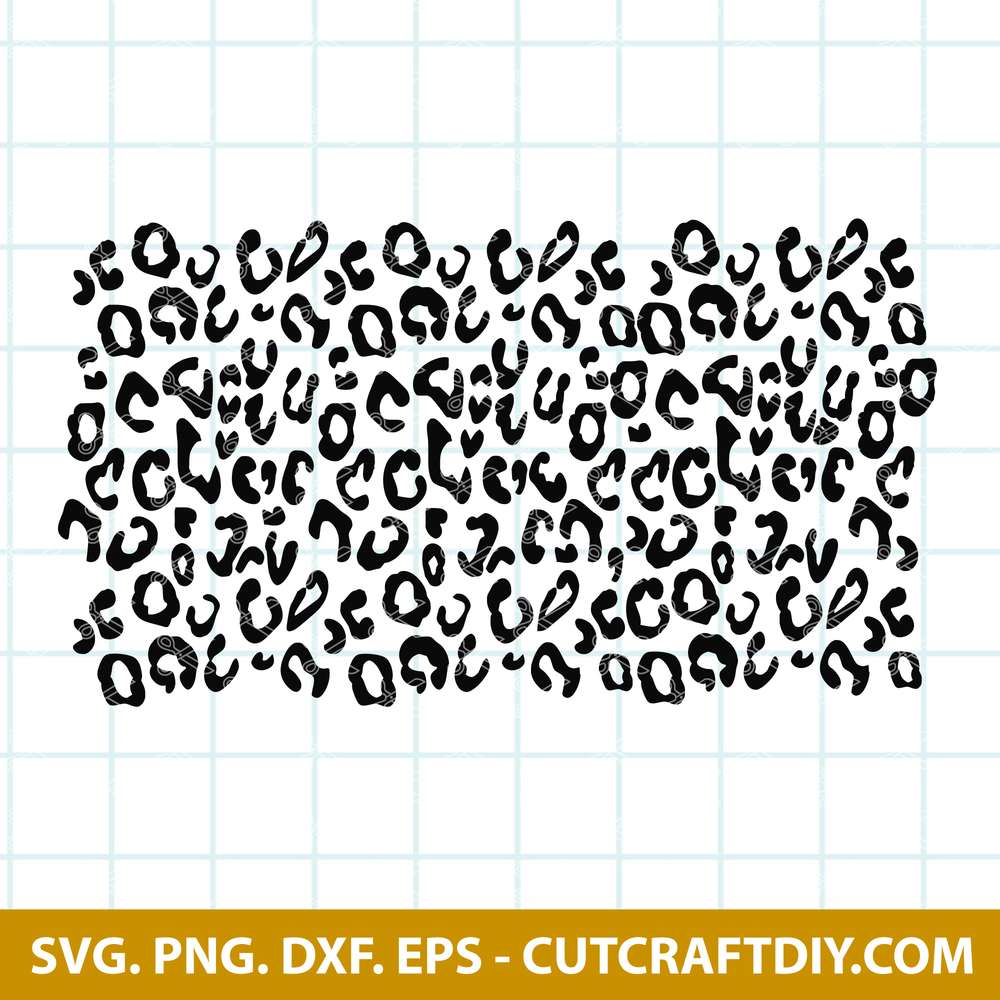 LEOPARD PRINT SVG CUT FILE, Leopard Svg, Animal Print Svg, Pattern Svg
