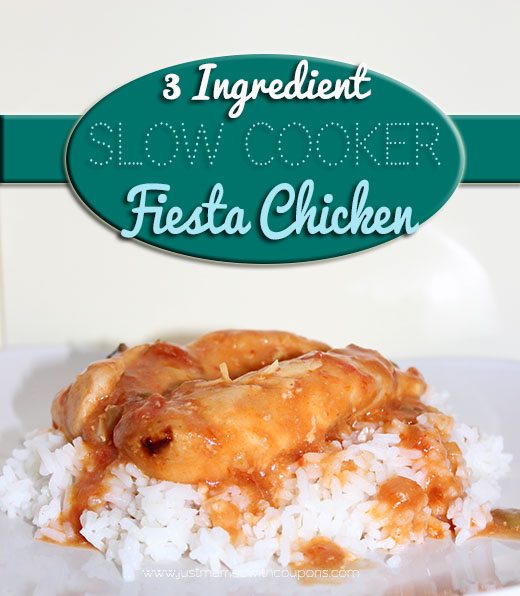 3 Ingredient Slow Cooker Fiesta Chicken Recipe Cutefetti