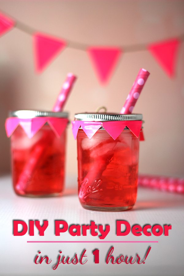 1 Hour DIY Party Decor and Easy Clean Up Tips Cutefetti