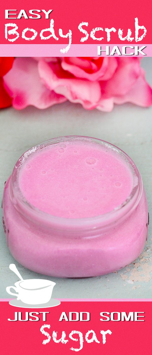 Make Body Scrub with your Favorite Body Wash Cutefetti