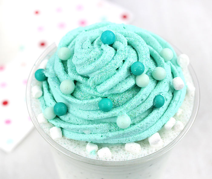 Magical Turquoise Whipped Cream w/ KitchenAid Artisan Mini Stand Mixer