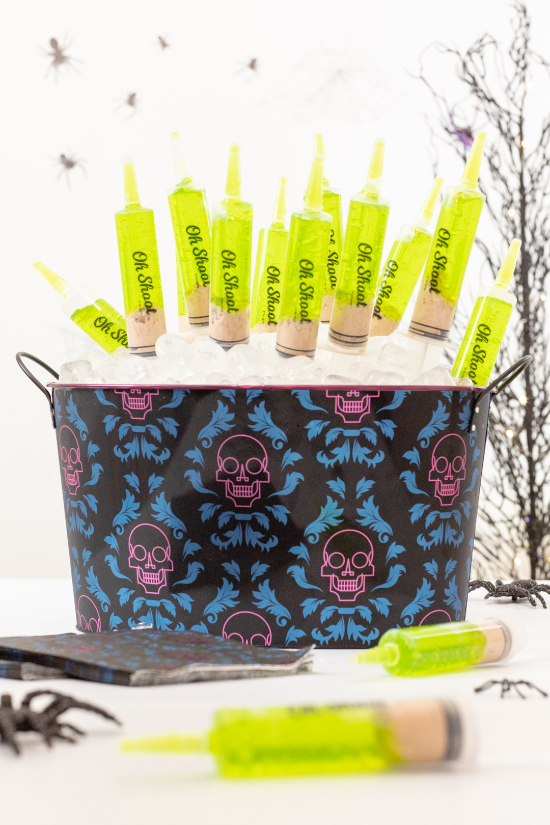Swamp Sludge Jello Shot Syringes Cutefetti