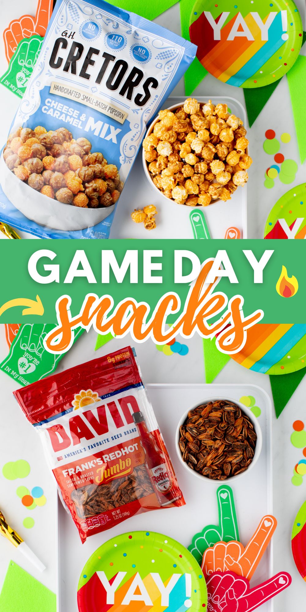 Game Day Snacks Cutefetti