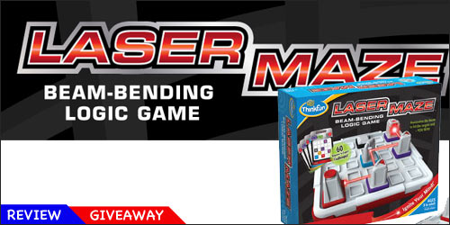 Review and Giveaway of ThinkFun's Laser Maze - CuteMonster.com