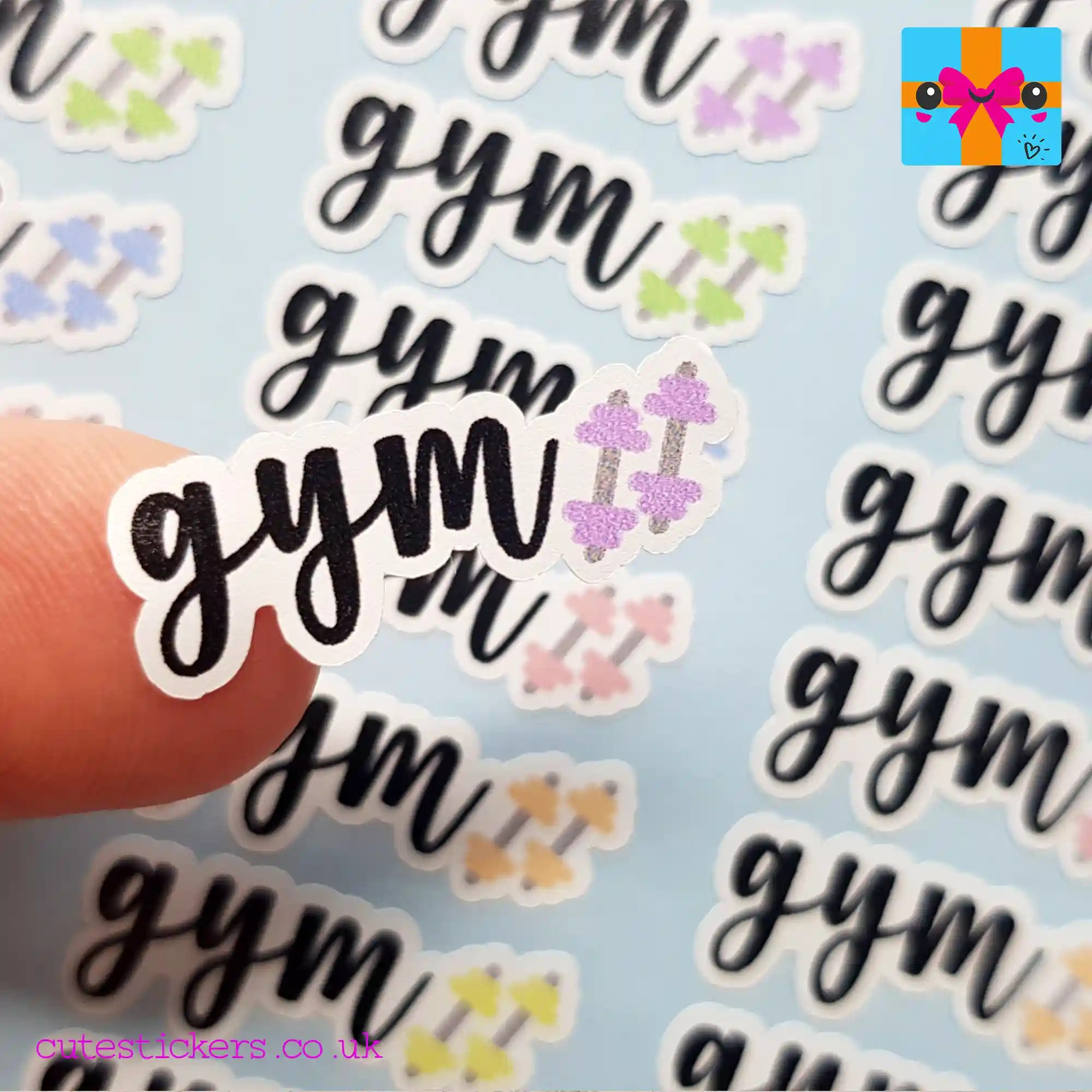 Gym Planner Stickers Cute Stickers