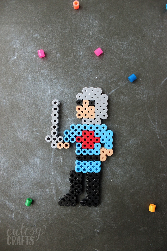 Knight and Princess Perler Bead Designs Cutesy Crafts