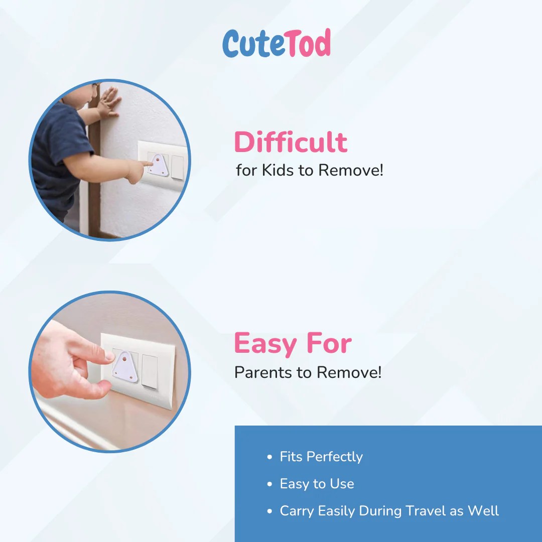 Baby Safety Electric Socket Plug Cover CuteTod