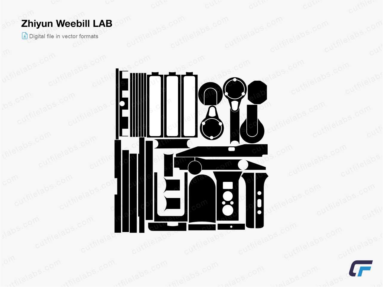 Zhiyun Weebill LAB Cut File Template Cut File Labs