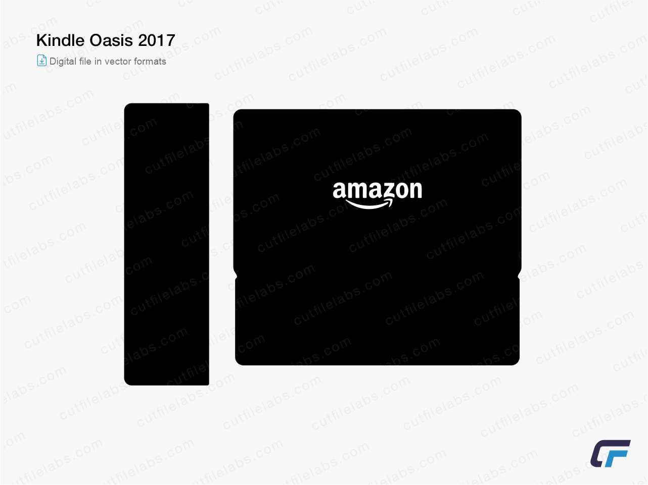 Kindle Oasis (2017) Cut File Template CutFileLabs