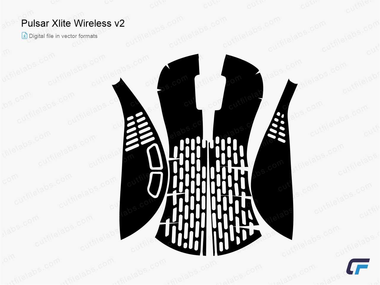 Pulsar Xlite Wireless v2 Cut File Template Cut File Labs Pulsar Xlite Wireless v2 Cut File Template Cut File Labs