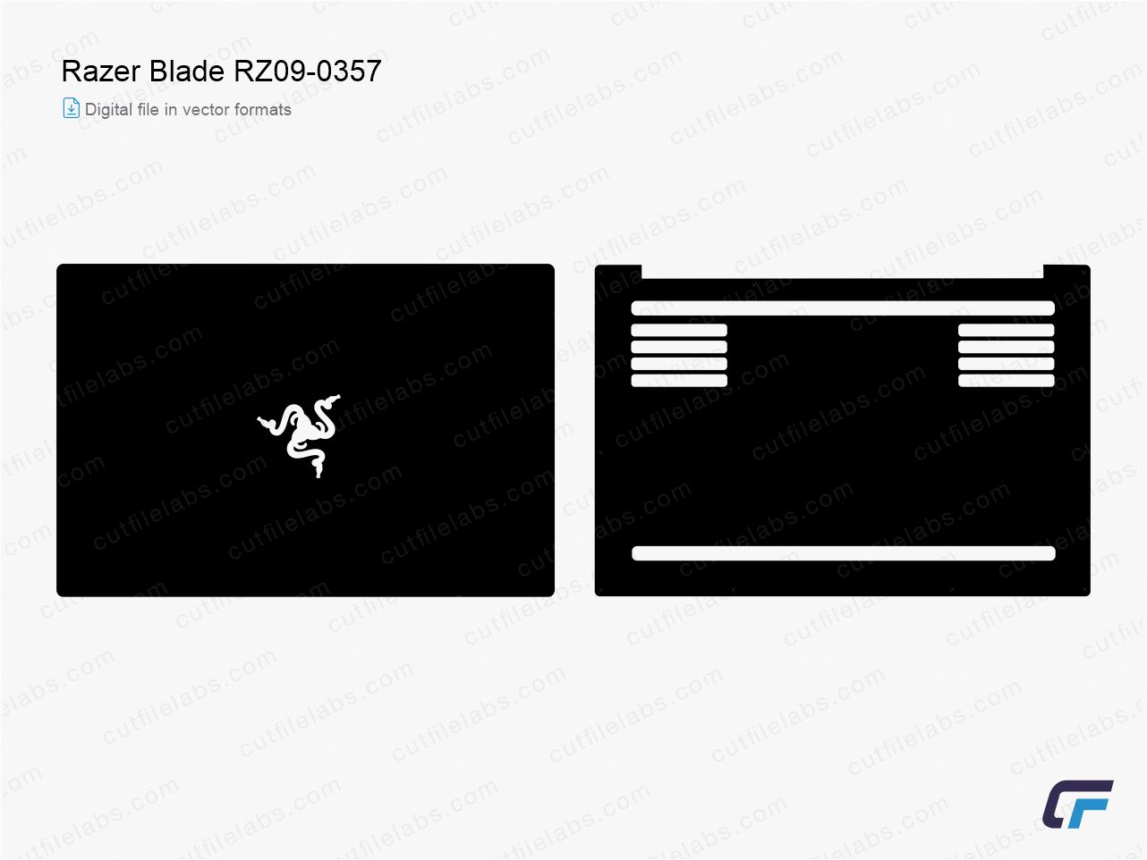 Razer Blade 13 RZ09-0357 (2020) Cut File Template | CutFileLabs