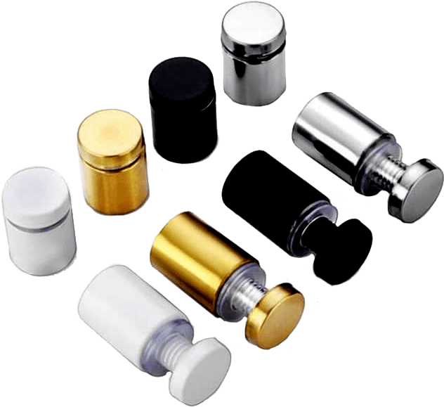 Spacers / Studs / Sign fitting Standoffs Cut graphics