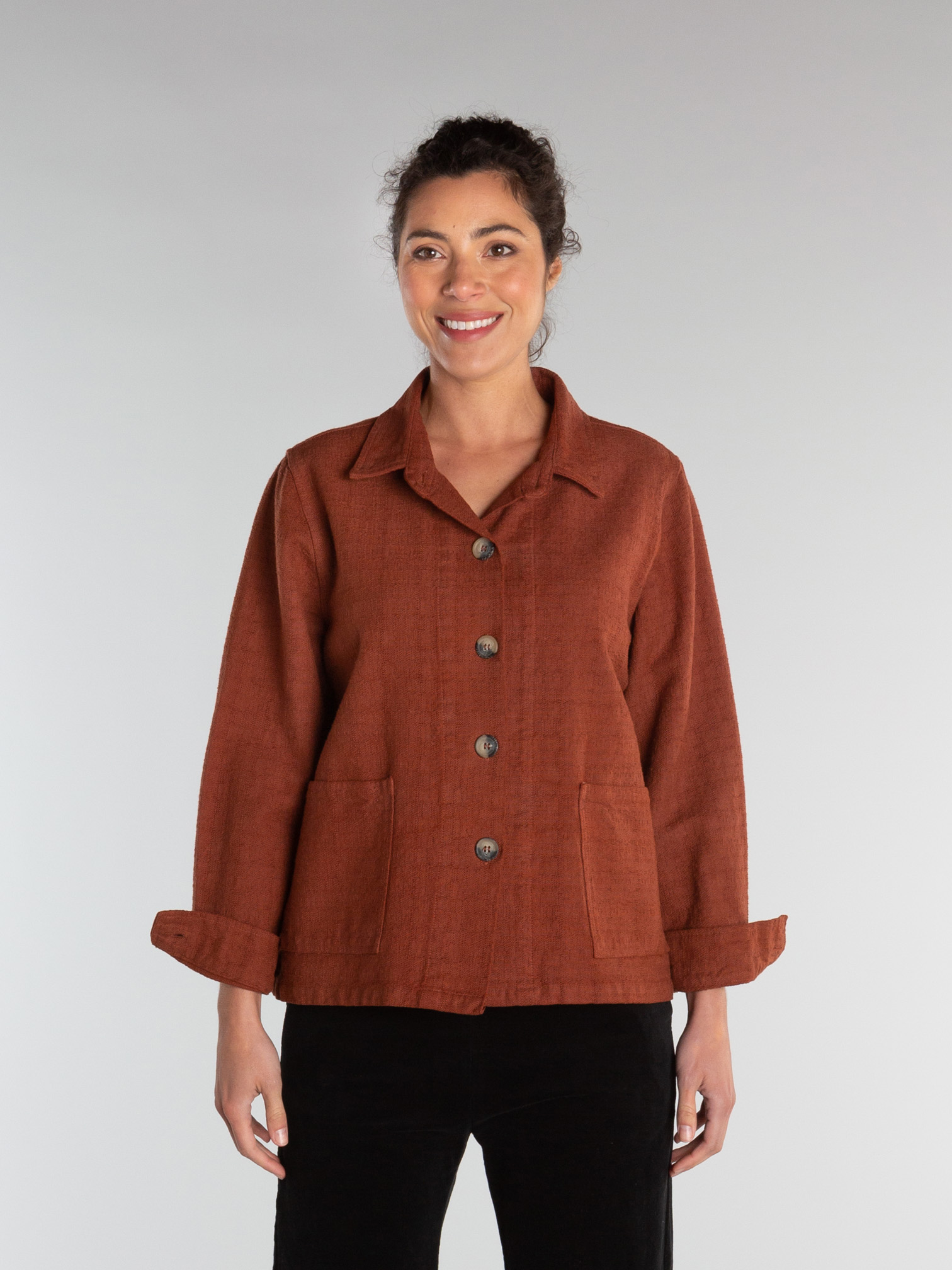 Boxy Jacket Cut Loose
