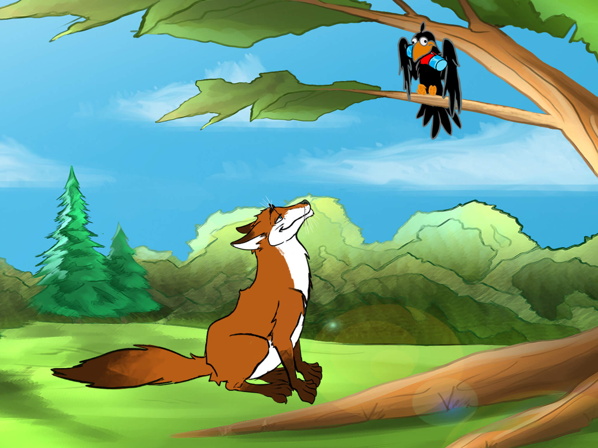 The Fox and the Crow | Cut-On