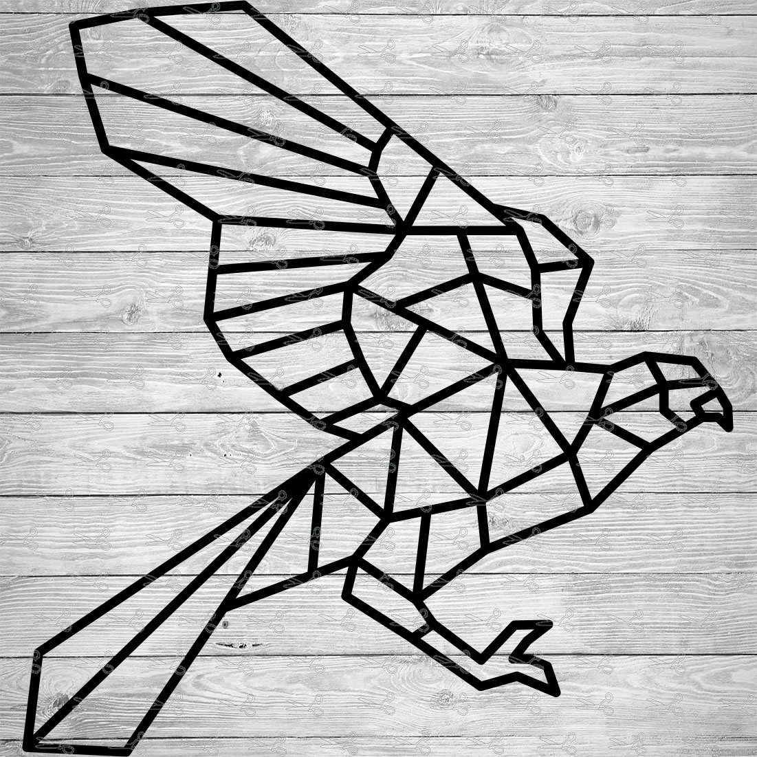 Geometric Eagle SVG,EPS & PNG Files Digital Download files for Cricut